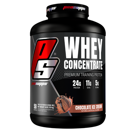 Pro Supps Whey Concentrate, Chocolate Ice Cream, 4 LB - Pro Supps