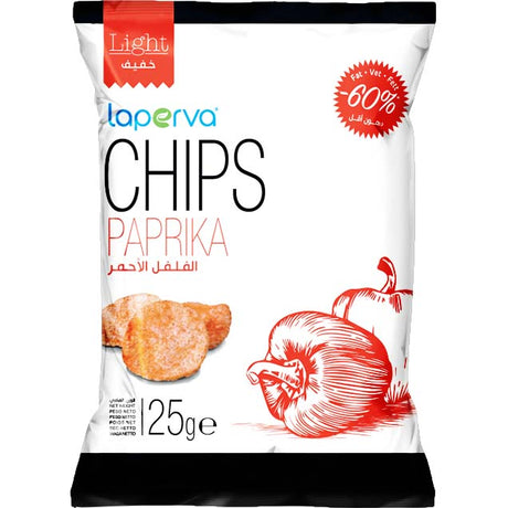 Laperva Light Chips, Paprika, 25g - Laperva