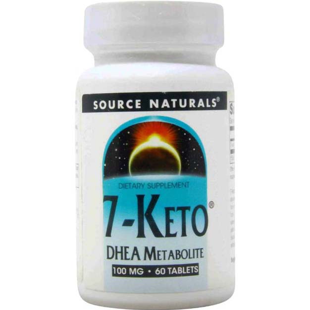 Source Naturals 7 Keto DHEA, 100 mg, 60 Tablets - Source Naturals