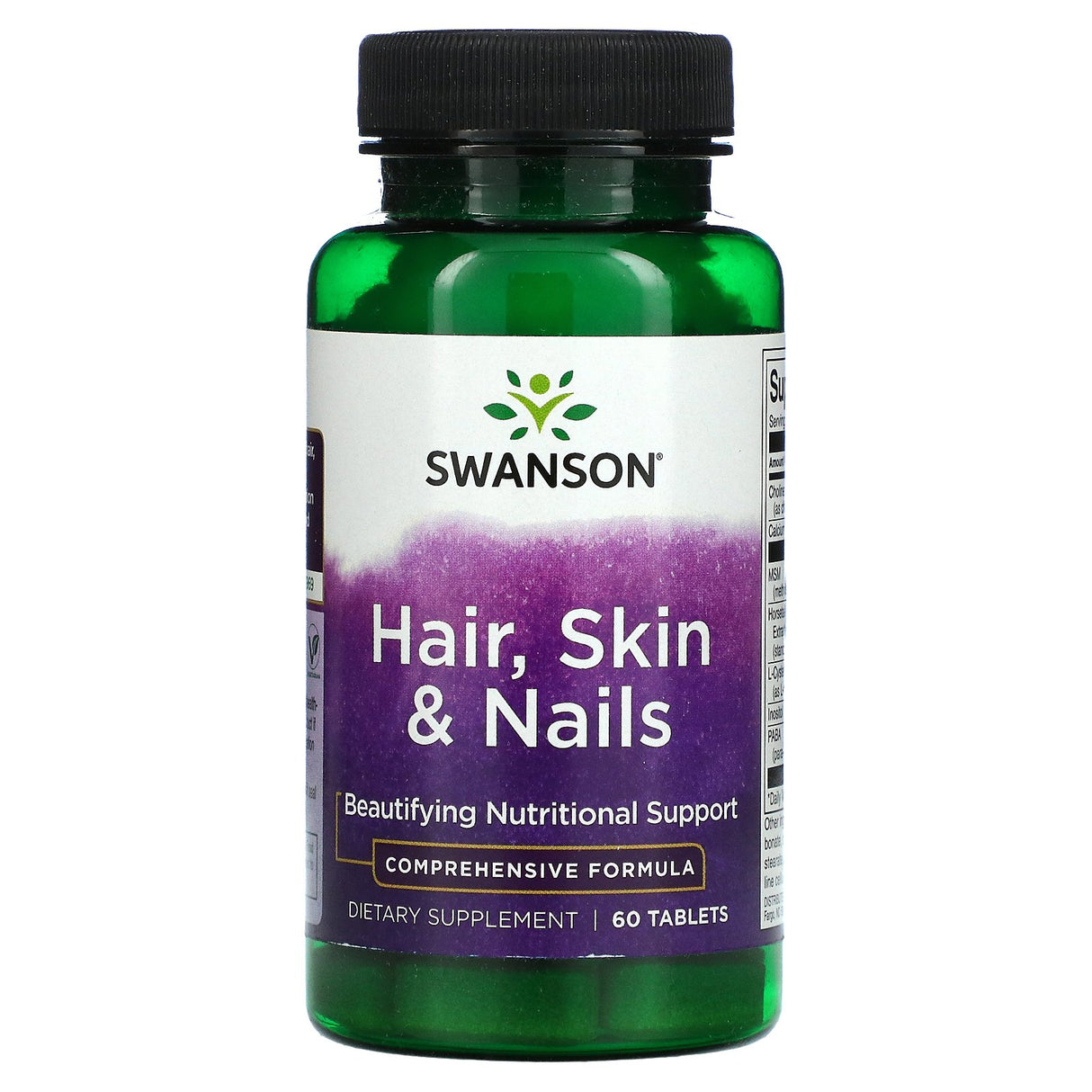 Swanson Hair, Skin, and Nails Tablets, 60 Count - Swanson