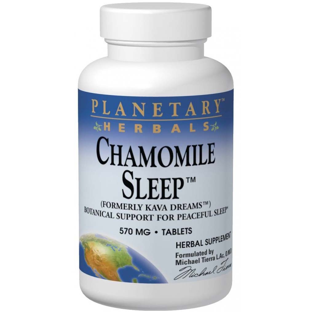 Planetary Herbals Chamomile Sleep, 570 mg, 30 Tablets - Planetary Herbals