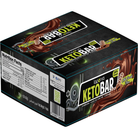 Laperva Keto Bar, Box of 20 Bars, Milk Chocolate & Almonds - Laperva