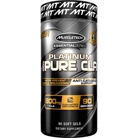 Platinum Pure CLA Muscletech, 800 mg, 90 Softgels - Muscletech