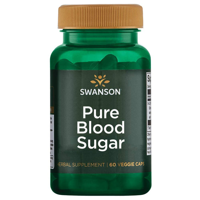 Swanson Pure Blood Sugar, 60 Veggie Capsules - Swanson