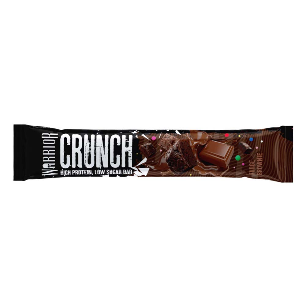 Fudge Brownie Warrior Crunch Protein Bar, 1 Bar - Warrior Supplements