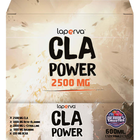 Laperva Cla Power, Smoothie Berries, 12 Ampoules - Laperva