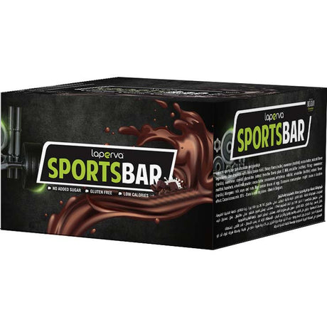 Box of 9 Bars, Laperva Sports Bar 42 Gm, Dark Chocolate - Laperva