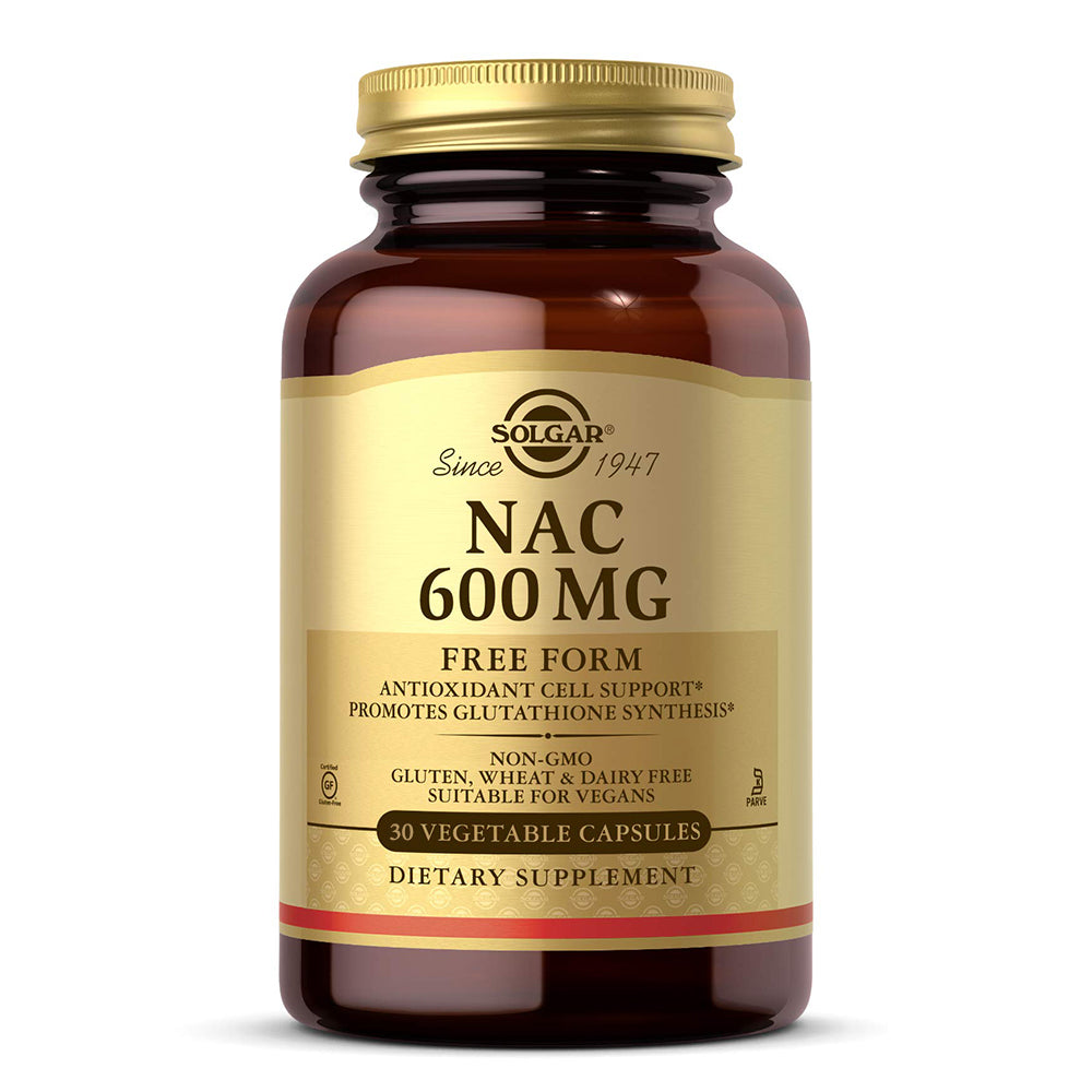 Solgar NAC, 600 mg, 30 Vegetable Capsules - Solgar